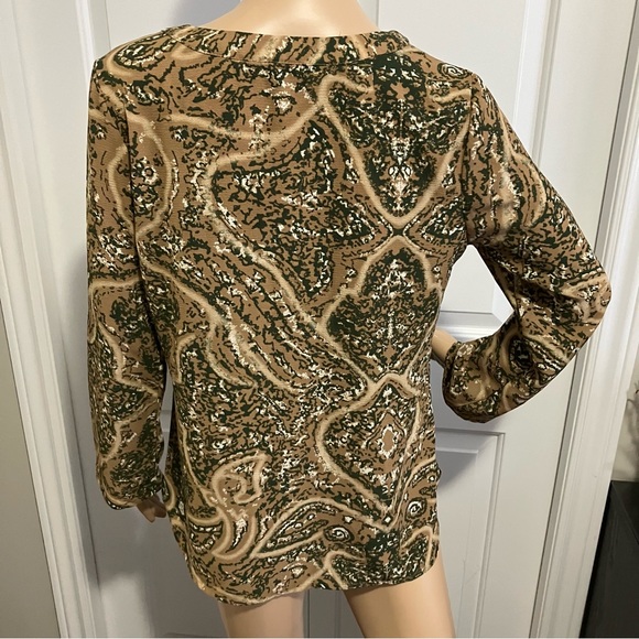 Lily Morgan | Brown & Green top - Picture 3 of 7